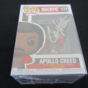 Carl Weathers signed Funko Pop! Vinyl: Rocky - Apollo Creed #1178 w/COA